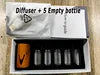 Cool Mist Mini Portable Perfume Air Freshener Waterless Essential Oil Diffuser Smart Car Aroma Diffuser With Oil Set