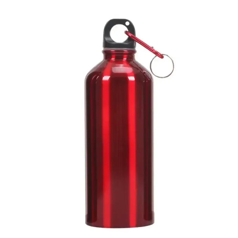 400ml 500ml 600ml Aluminum Water Bottle Water Bottles Outdoor Exercise Bike Sports Drinking Kettle with Lid easy to carry
