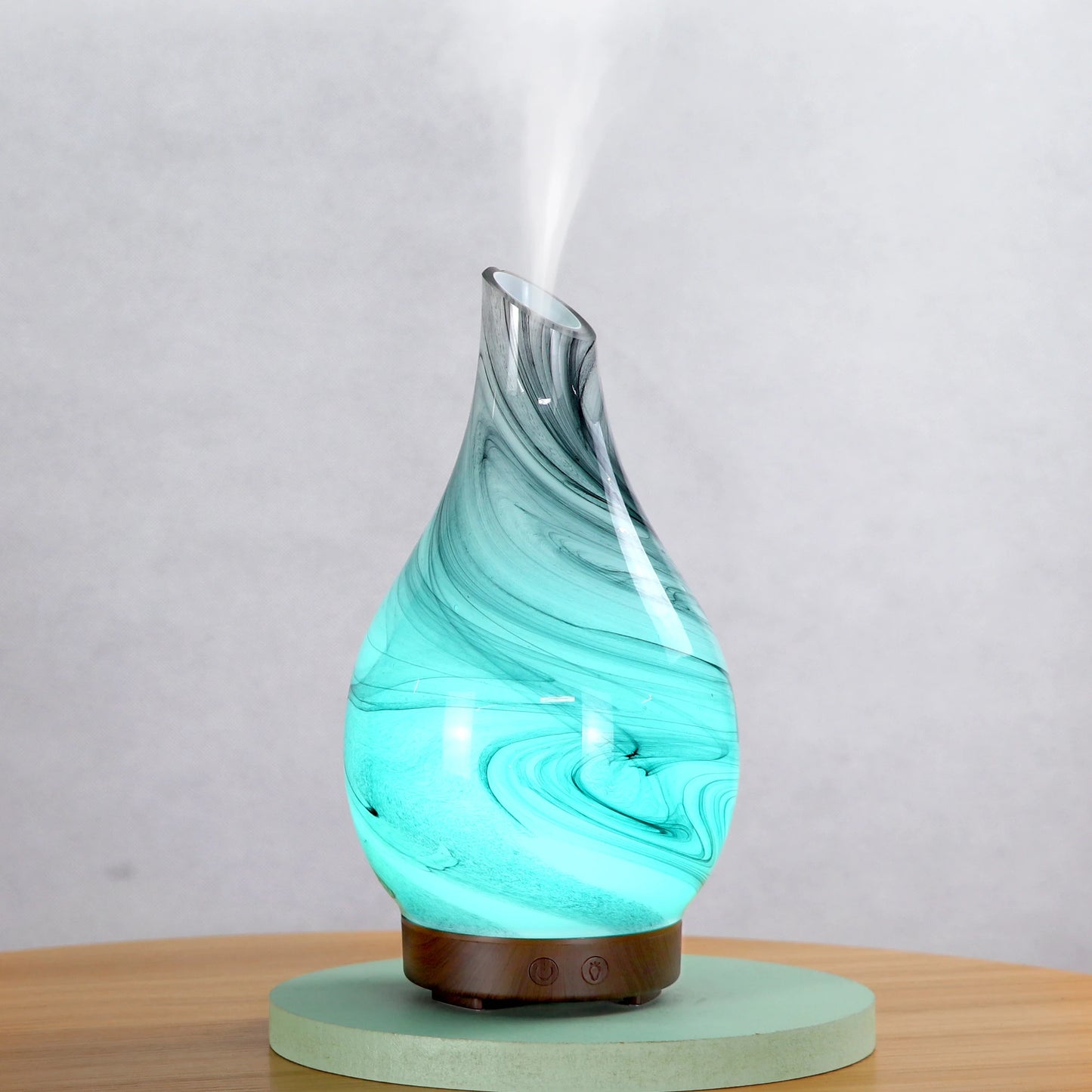 Luxurious Fragrance Diffuser Colour Glass air Humidifier Machine Plugin Oil Diffuser Crystal Aroma Diffuser