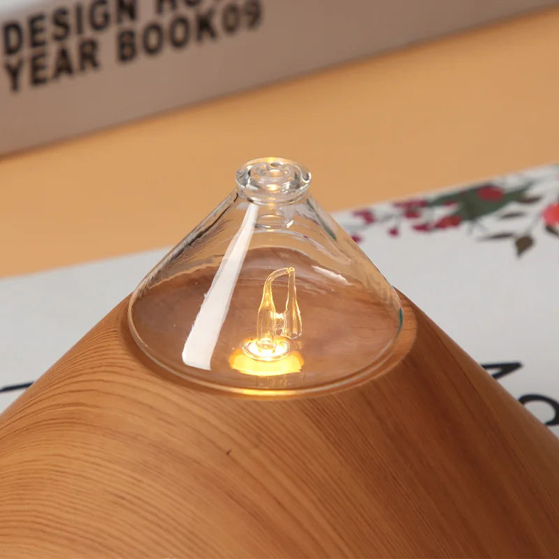 Portable 2000mAh Rechargeable Nebulizer Waterless Diffuser for Household Use Plastic Glass Electric Essential Oil Scents