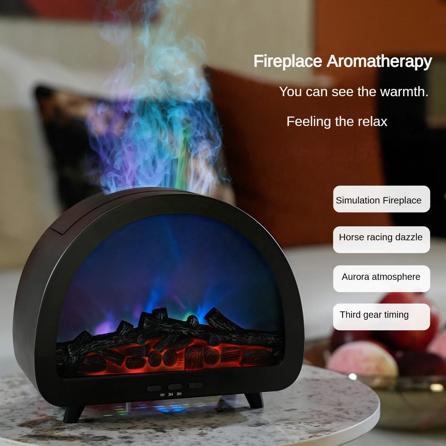 OEM/ODM Custom Logo Aroma Essential Oil Diffuser and Humidifier, 12-Color Changing Night Light with Remote for Home Use