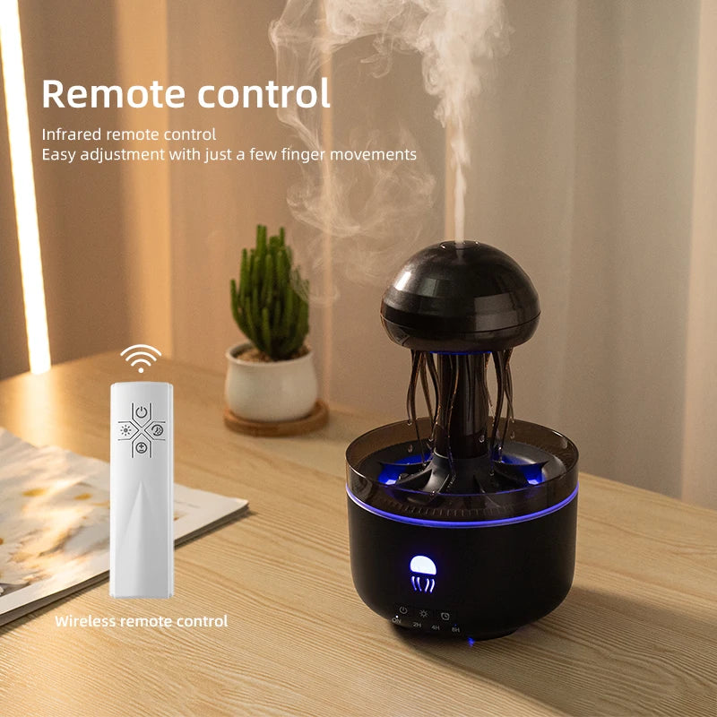 Aromatherapy 320ML Essential Oil Diffuser Humidifier Volcanic Flame air Humidifier Night Lamp, Volcanic Flame Aroma Diffuser