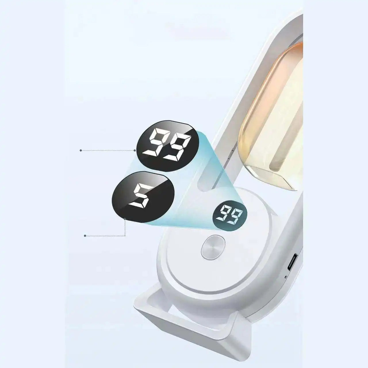 Wholesale Essential Oil Aromatherapy Fragrance Humidifier Usb Rechargeable Digital Display Smart Air Freshener Aroma Diffuser