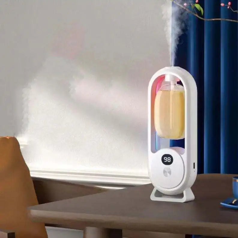 Wholesale Essential Oil Aromatherapy Fragrance Humidifier Usb Rechargeable Digital Display Smart Air Freshener Aroma Diffuser