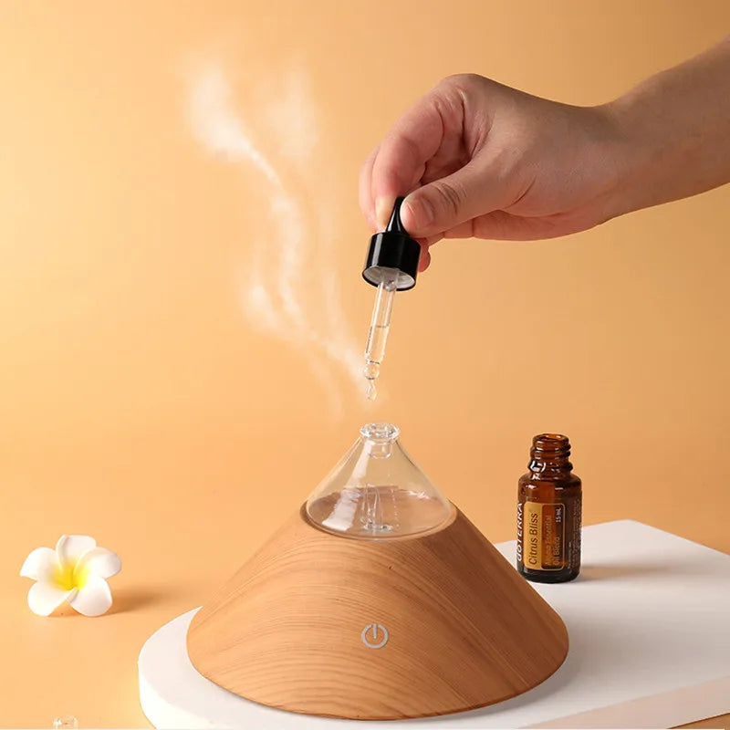 Portable 2000mAh Rechargeable Nebulizer Waterless Diffuser for Household Use Plastic Glass Electric Essential Oil Scents