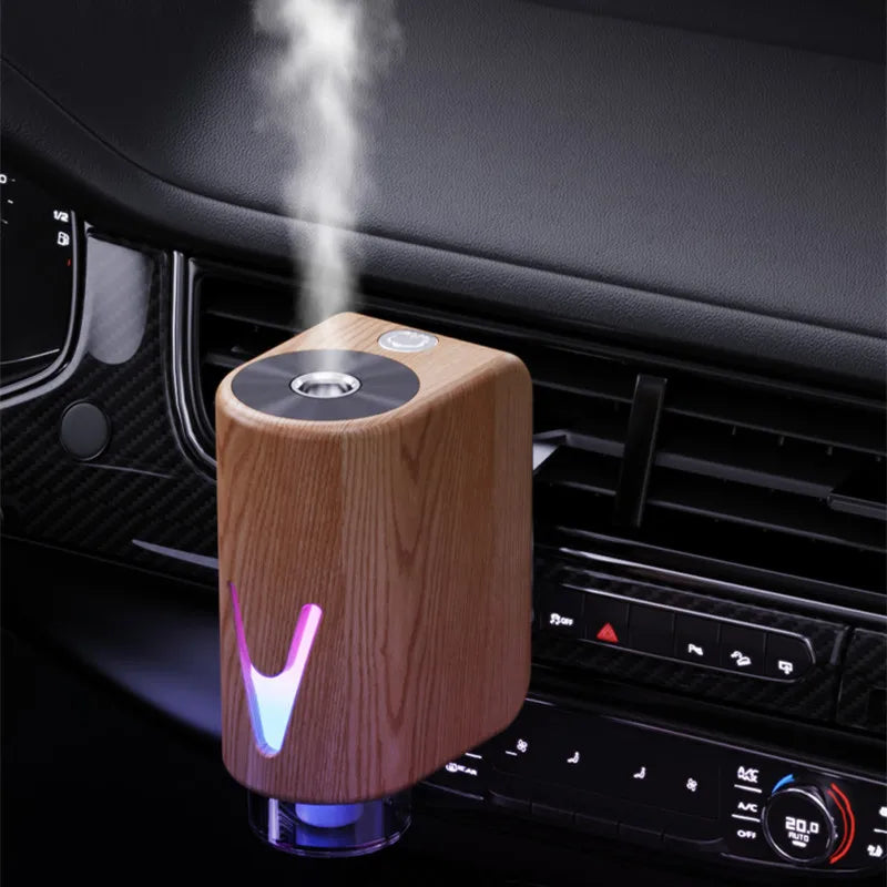 Cool Mist Mini Portable Perfume Air Freshener Waterless Essential Oil Diffuser Smart Car Aroma Diffuser With Oil Set