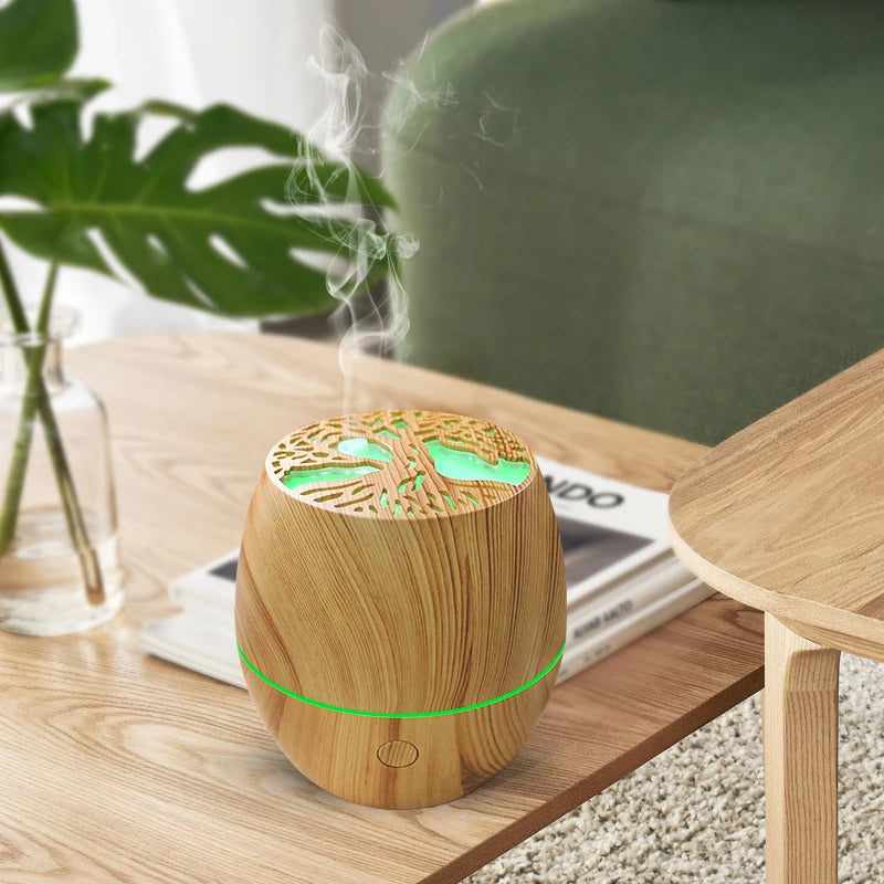 Led High Quality Diffuser With Essential Oil Ultrasonic Aroma Diffuser Usb Air Conditioner Humidifier