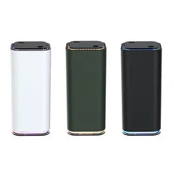 New Crystal Bead Ultrasonic Essential Oil Fire Aroma Diffuser Desktop Table Colorful 3d Flame Air 160ml Aromatherapy Diffusers