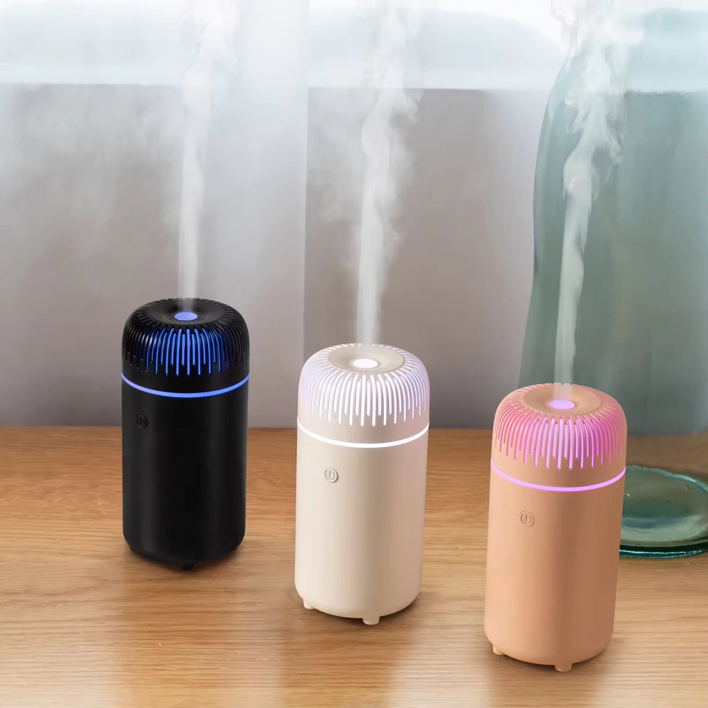 Portable Electric Mini Nebulizer Humidifier Handheld 100ml Plastic Aromatherapy Essential Oil Diffuser for Home and Car