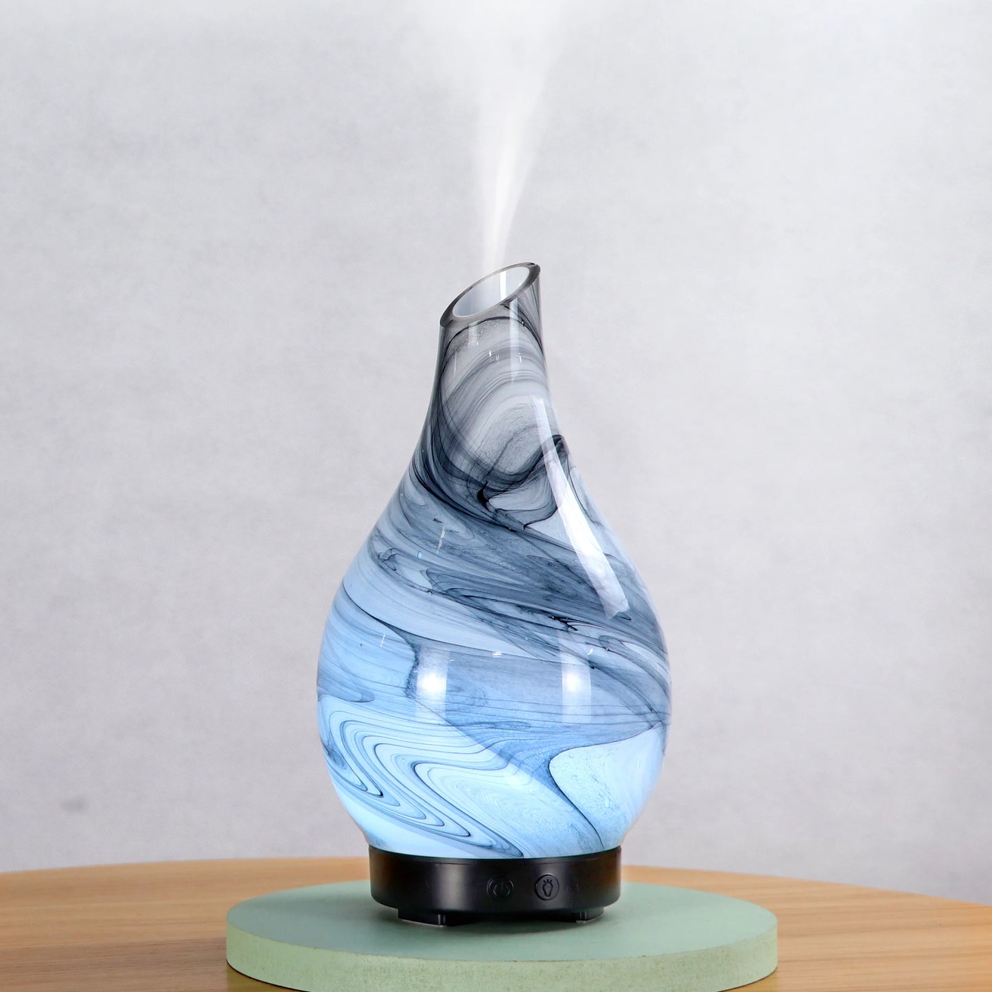 Luxurious Fragrance Diffuser Colour Glass air Humidifier Machine Plugin Oil Diffuser Crystal Aroma Diffuser