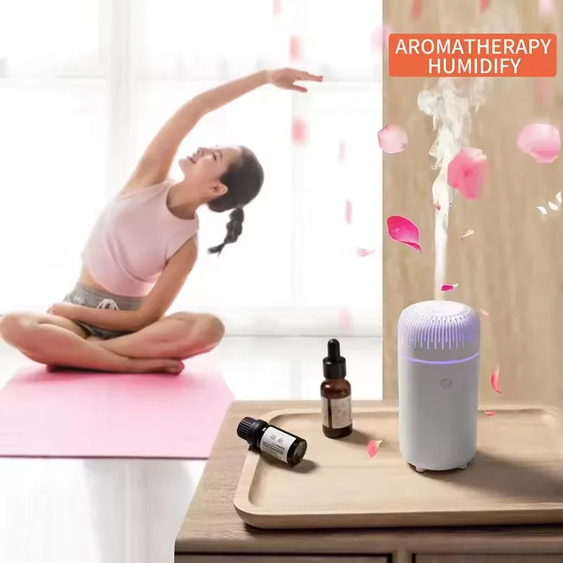 Portable Electric Mini Nebulizer Humidifier Handheld 100ml Plastic Aromatherapy Essential Oil Diffuser for Home and Car