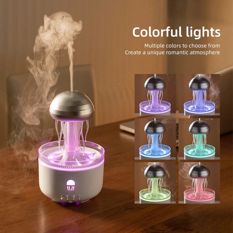 Aromatherapy 320ML Essential Oil Diffuser Humidifier Volcanic Flame air Humidifier Night Lamp, Volcanic Flame Aroma Diffuser