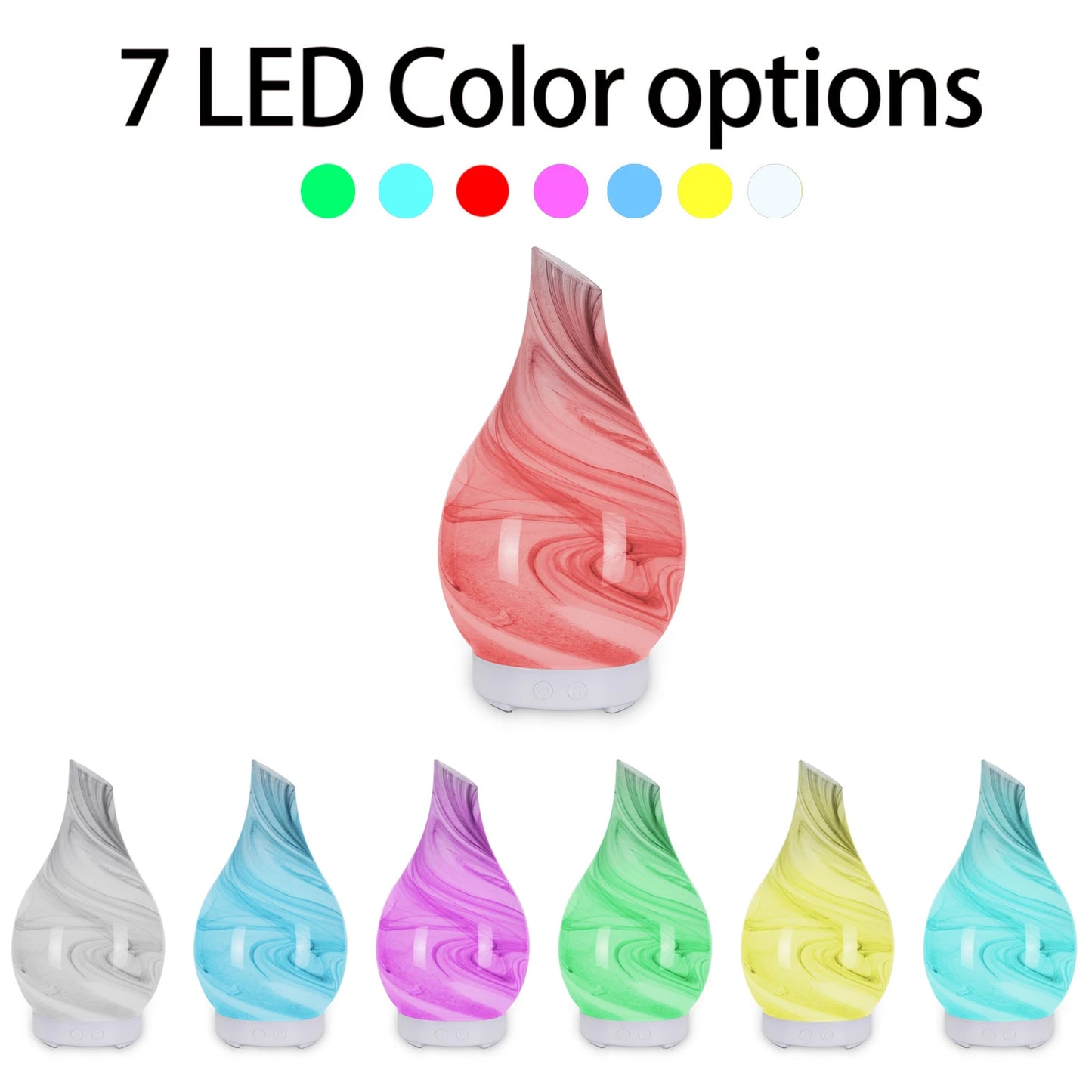 Luxurious Fragrance Diffuser Colour Glass air Humidifier Machine Plugin Oil Diffuser Crystal Aroma Diffuser