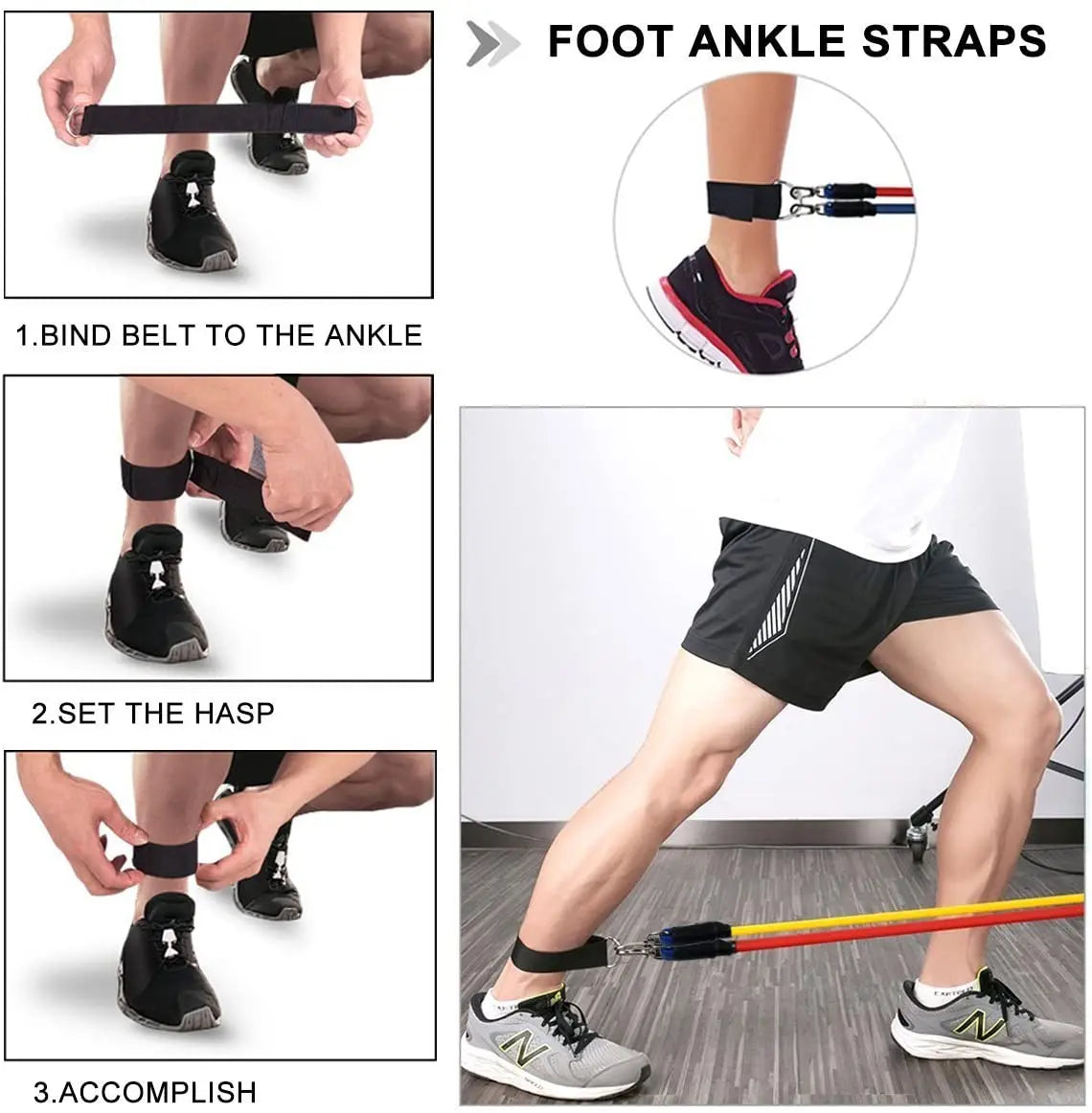 Resistance Bands Set Workout Exercise Fitness Gym Set Bands for Musle Training Physical Therapy Shape Body Workout From Home