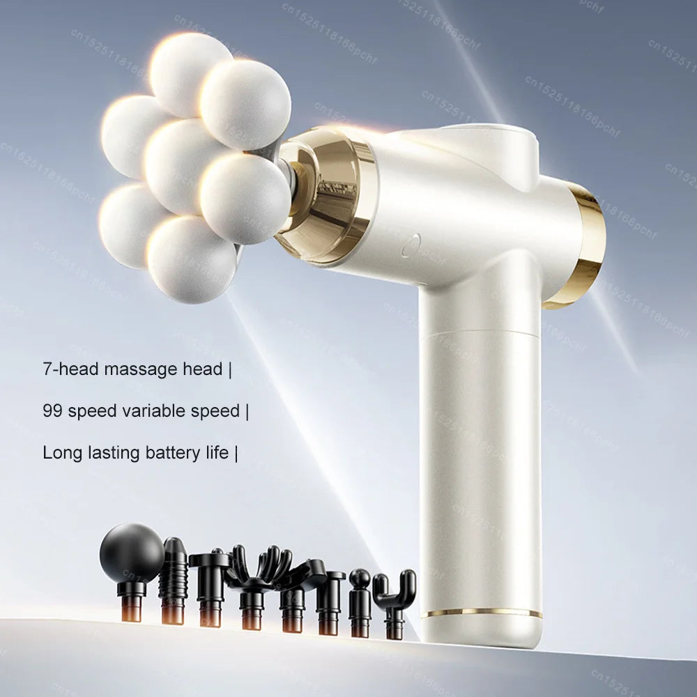Massage Gun Smart Hit Fascia Gun for Body Back Waist Shoulder Massager Relaxation Fitness Electric Muscle Masajeador Slimming