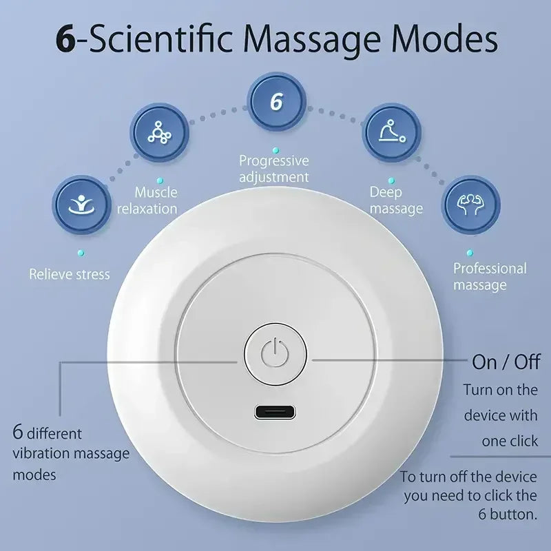 Massage Gun Mini Massager Gun 35DB Ultra Quiet Portable Electric Handheld Body Massager Type-C Charging