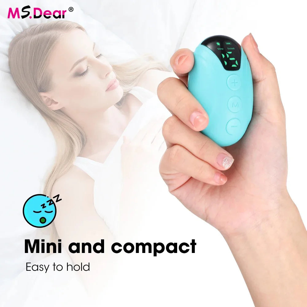 Handheld Sleep Aid Device Help Sleep Relieve Insomnia Instrument Pressure Relief Sleep Device Night Anxiety Therapy Relaxatio