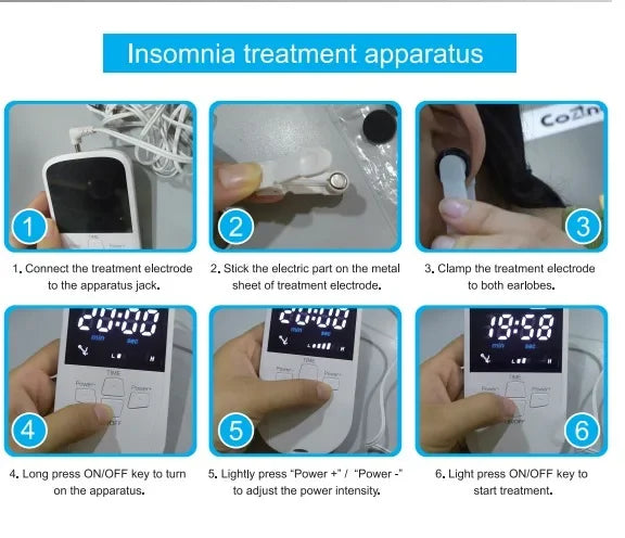 Sleep Aid Device for Insomnia Migraine Depression Relieve Insomnia Electrotherapy Device CES For Fast Sleeping