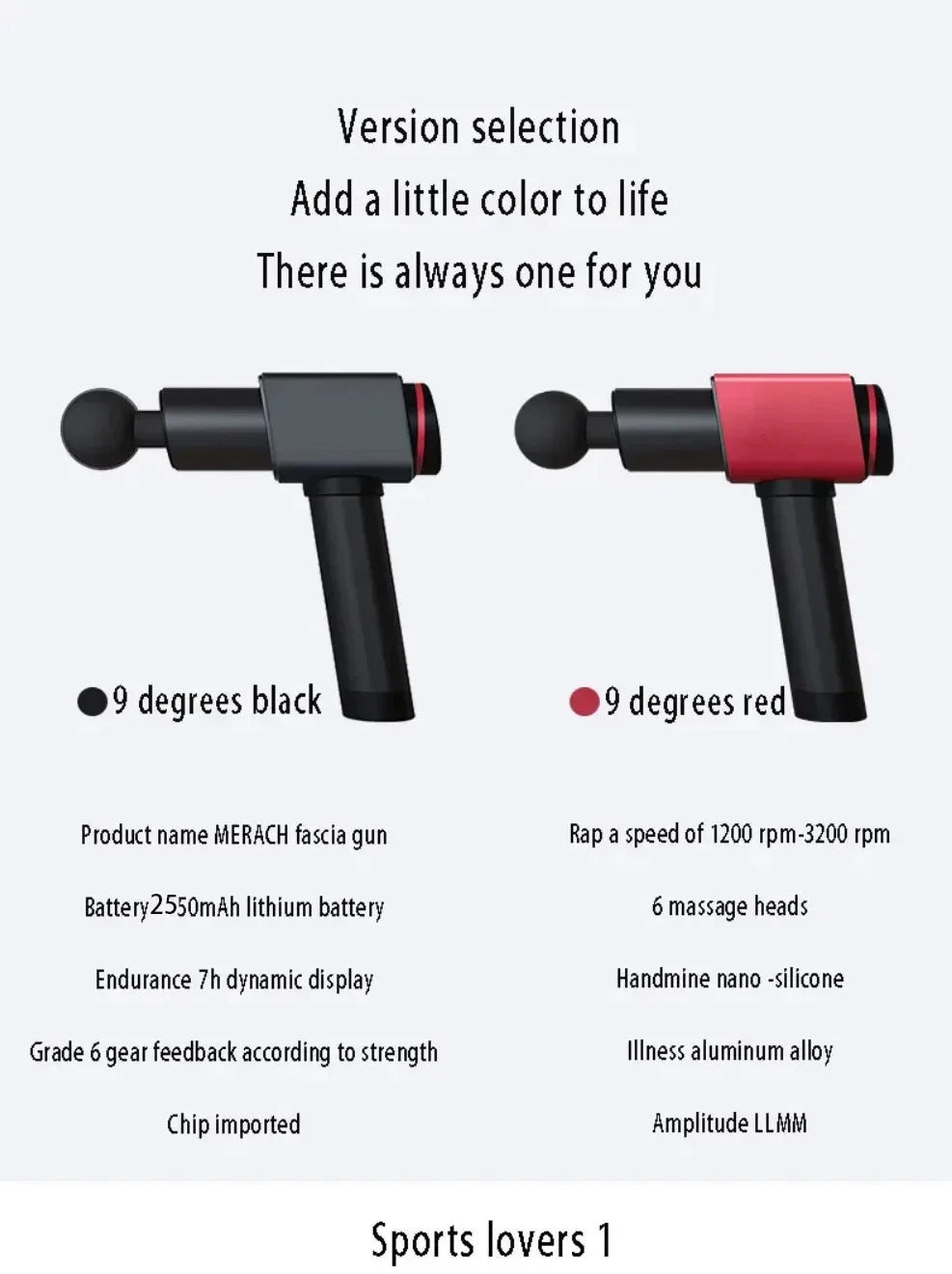 Professional Massage Gun 220W 30KG Strong Force Powerful Deep Muscle Massager Brushless Motor for Training Home Gym