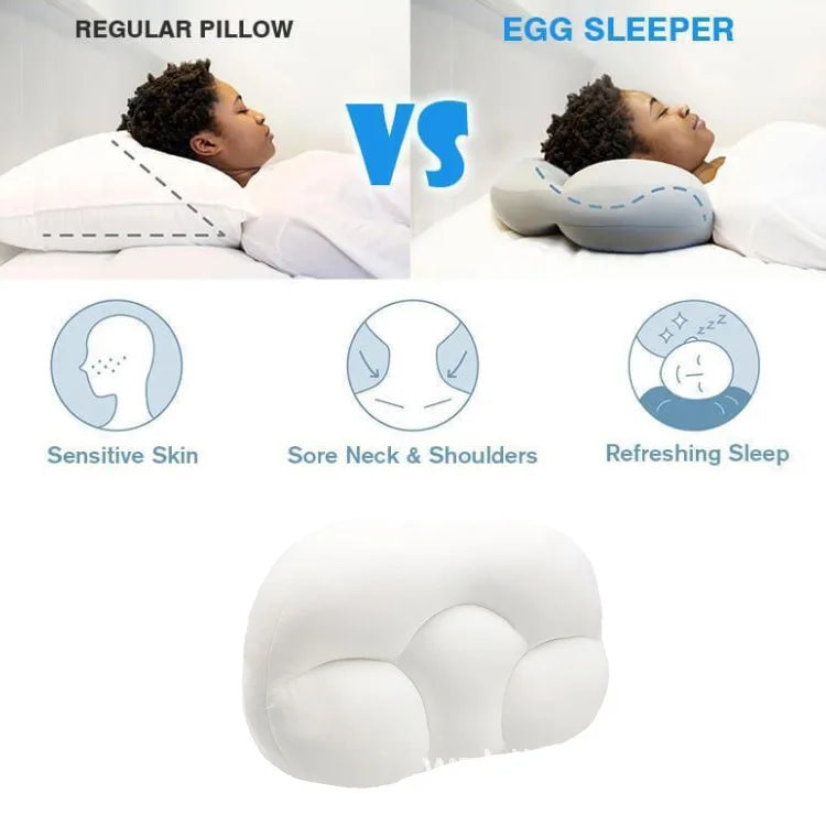 Egg Pillow Helps Sleeping Protects Waist Cushion Protects Cervical Neck Pillow Health Multi functional Core For Healthy Sleep