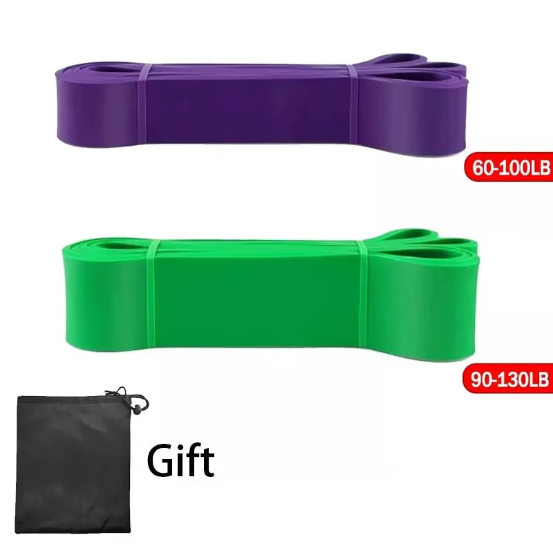 Resistance Bands Exercise Elastic Band Home Yoga Gym Equipment Accessories Sports Power Pull-Up Assist Band Bodybuilding
