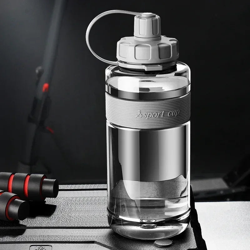 2 Liter Big Water Bottle With Straw 2L/1.5L/1L/0.6L Large Capacity School Gym Sports Drinking Bottles Fitness botella de agua 물병