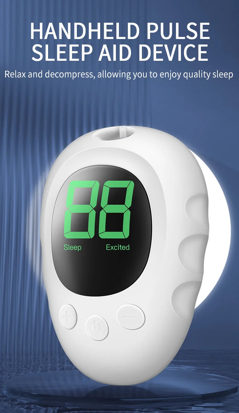 Handheld Sleep Aid Device Relaxation Pressure Relieve Insomnia Instrument Help Sleep Night Anxiety Therapy Relief Sleep Device