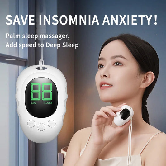 Handheld Sleep Aid Device Relaxation Pressure Relieve Insomnia Instrument Help Sleep Night Anxiety Therapy Relief Sleep Device