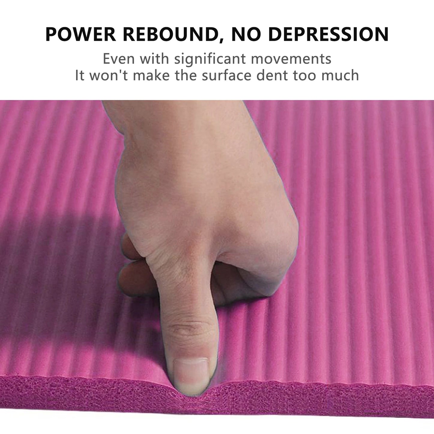 60x25cm Yoga Mat 15mm Home Fitness Mat For Yoga Pilates Flat Support Belly Roll Sports Portable Indoor Outdoor Sports Equipments