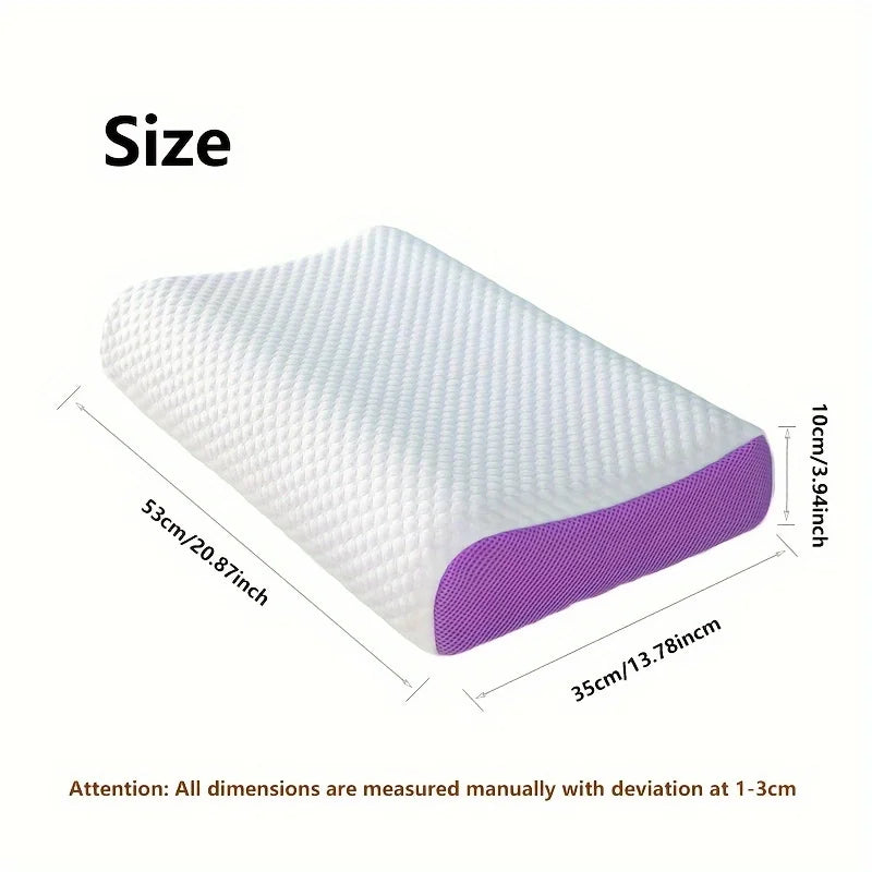 Pectin Pillow Breathable Air Layer TPE Pillow Washable with Water, Zero Pressure Cervical Neck Pillow Latex Adult Single Pillow