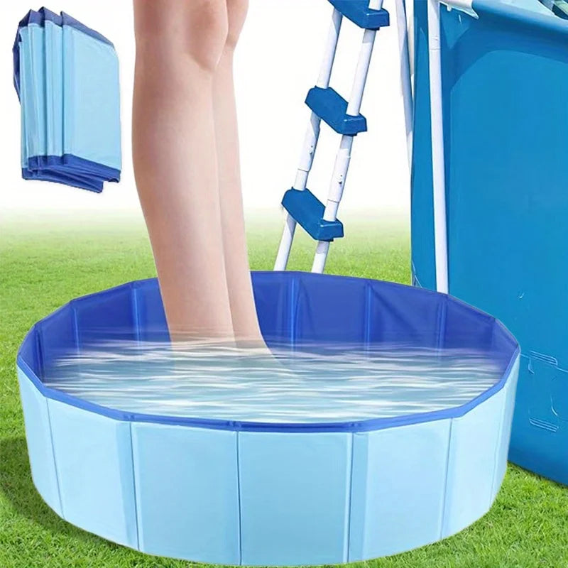 Inflatable Pool Foot Bath Basin, Swimming Pool Clean Feet, Foot Soaking Bath Basin for Pool Entry Ladder, Home Spa Treatment