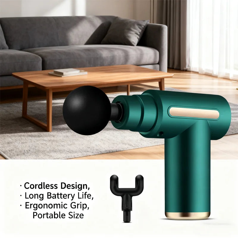 Mini Fascia Gun Sports Professional Wireless Massage Gun Muscle Relaxation Massage Equipment Fascia Gun Full Body Massager