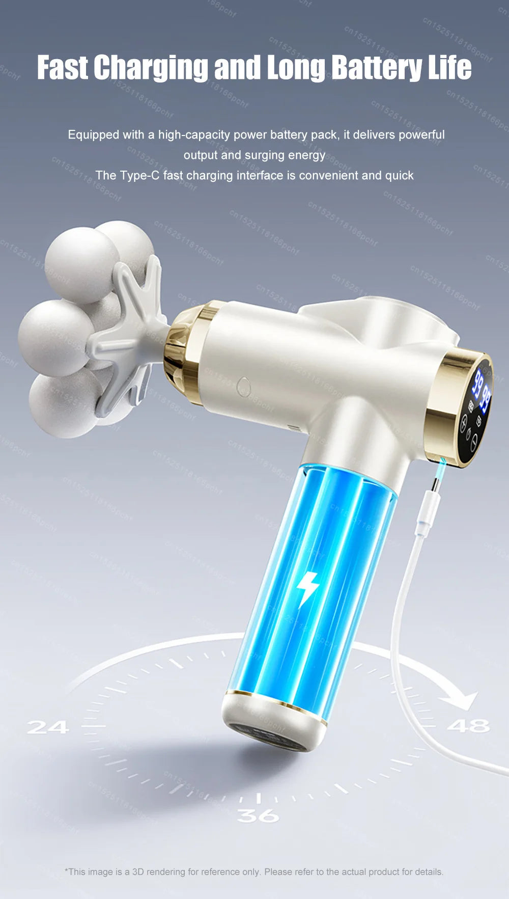 Massage Gun Smart Hit Fascia Gun for Body Back Waist Shoulder Massager Relaxation Fitness Electric Muscle Masajeador Slimming