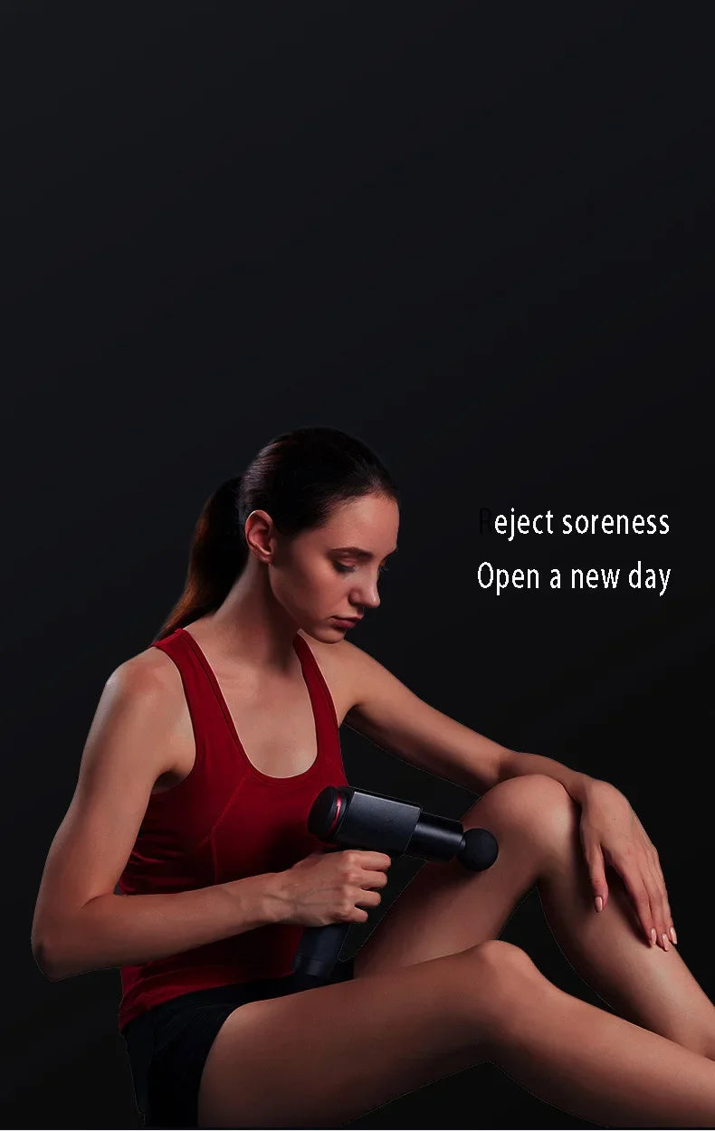 Professional Massage Gun 220W 30KG Strong Force Powerful Deep Muscle Massager Brushless Motor for Training Home Gym