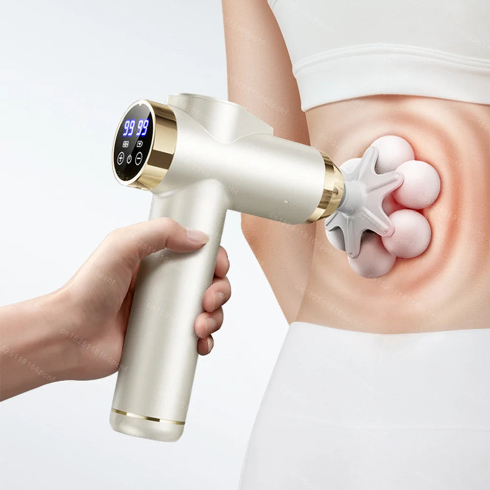 Massage Gun Smart Hit Fascia Gun for Body Back Waist Shoulder Massager Relaxation Fitness Electric Muscle Masajeador Slimming