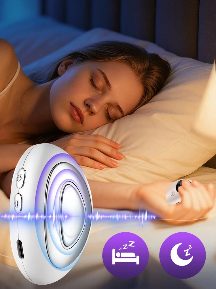 Handheld CES Sleep Aid Device Microcurrent EMS Pulse Hypnosis for Insomnia Mental Stress Anxiety Relief And Relaxation