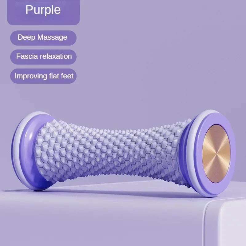 Foot Massager Massage Roller Yoga Massage Ball Plantar Fascia Roller Muscle Relaxation Care Plastic Manual Foot Massager Spa