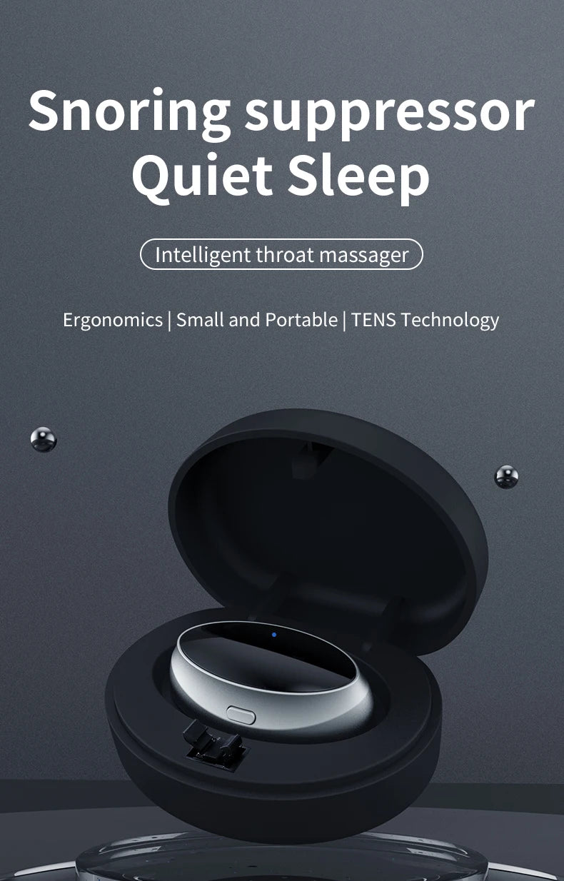 Smart Anti-Snoring Devices Magnetic Anti Snore EMS Easy Breathe Improve Sleeping Aid Apnea Guard Night Device Dropshipping
