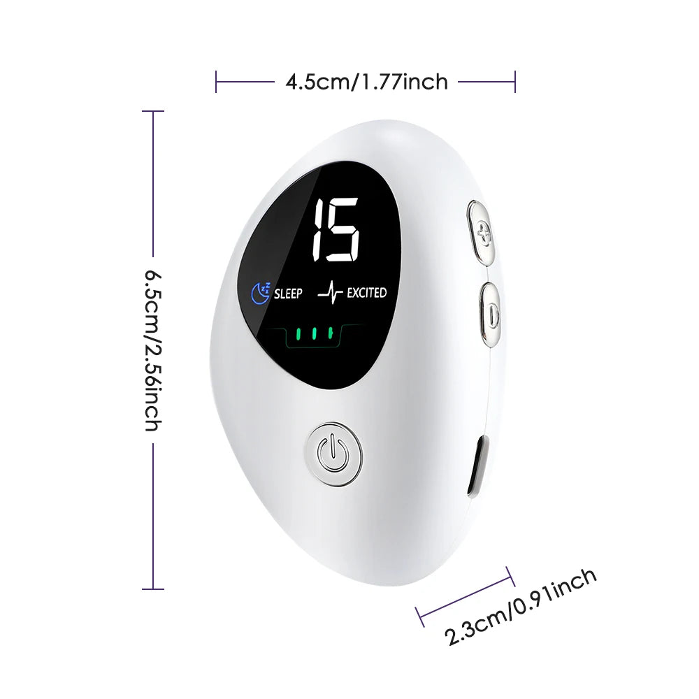 Handheld CES Sleep Aid Device Microcurrent EMS Pulse Hypnosis for Insomnia Mental Stress Anxiety Relief And Relaxation