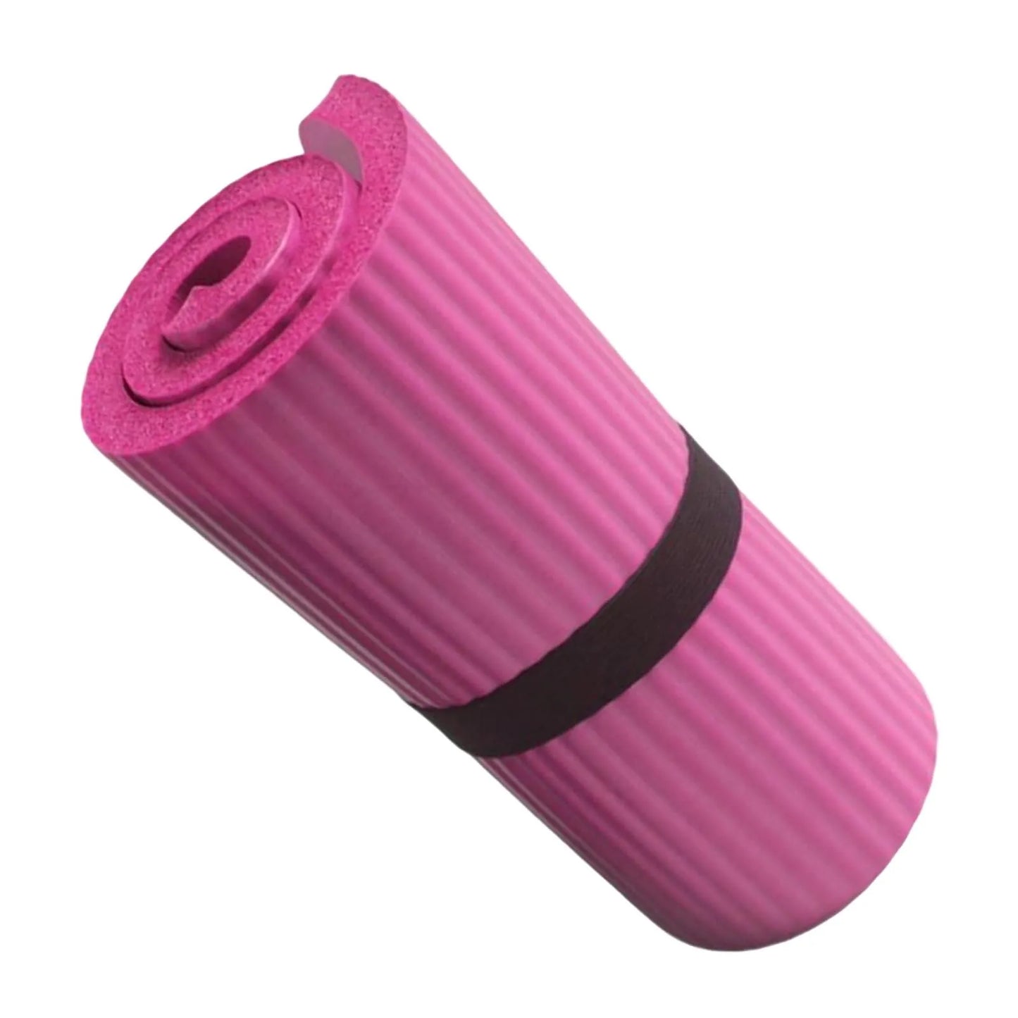 60x25cm Yoga Mat 15mm Home Fitness Mat For Yoga Pilates Flat Support Belly Roll Sports Portable Indoor Outdoor Sports Equipments