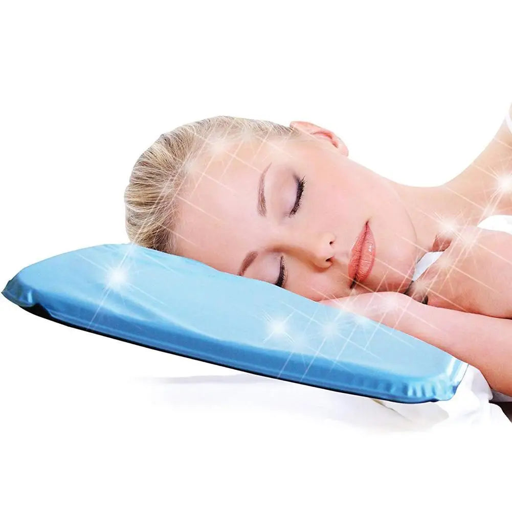 Ice Cold Pillow Massager Therapy Insert Cooling Gel Pad Pillow Mat Aid Cooling Gel Chillow Sleeping Pillow Aid Sleeping
