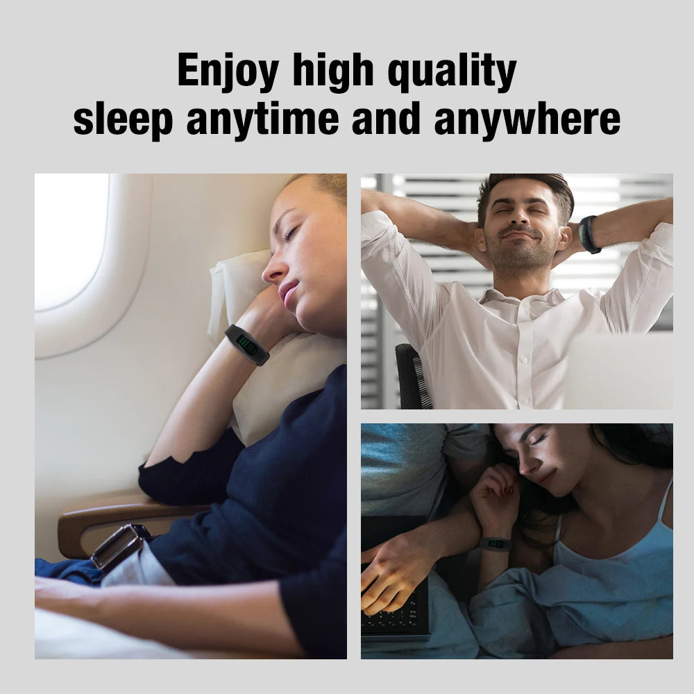 CES Intelligent Wristband Fast Sleeping Device Rest Hypnosis Relief Anxiety Insomnia Artifact EMS Microcurrent Sleep Aid Watch