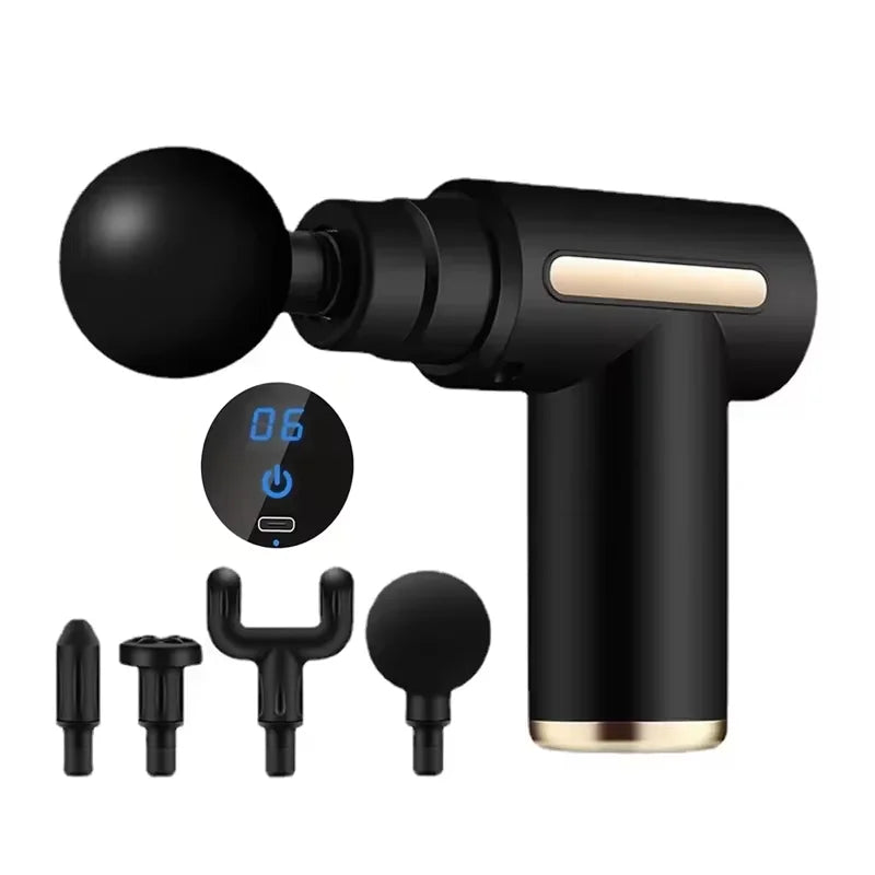 Mini Fascia Gun Sports Professional Wireless Massage Gun Muscle Relaxation Massage Equipment Fascia Gun Full Body Massager