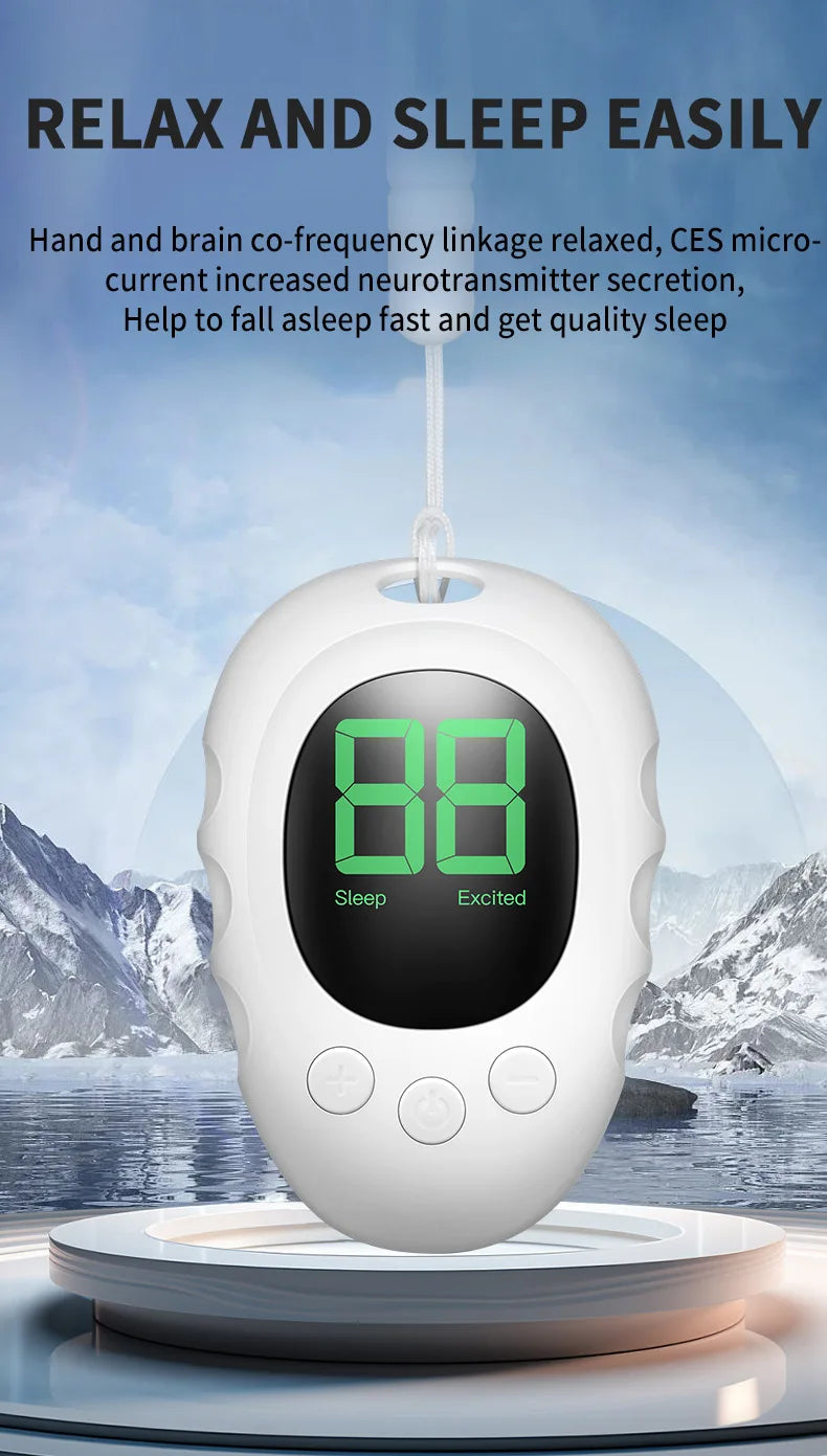 Handheld Sleep Aid Device Relaxation Pressure Relieve Insomnia Instrument Help Sleep Night Anxiety Therapy Relief Sleep Device