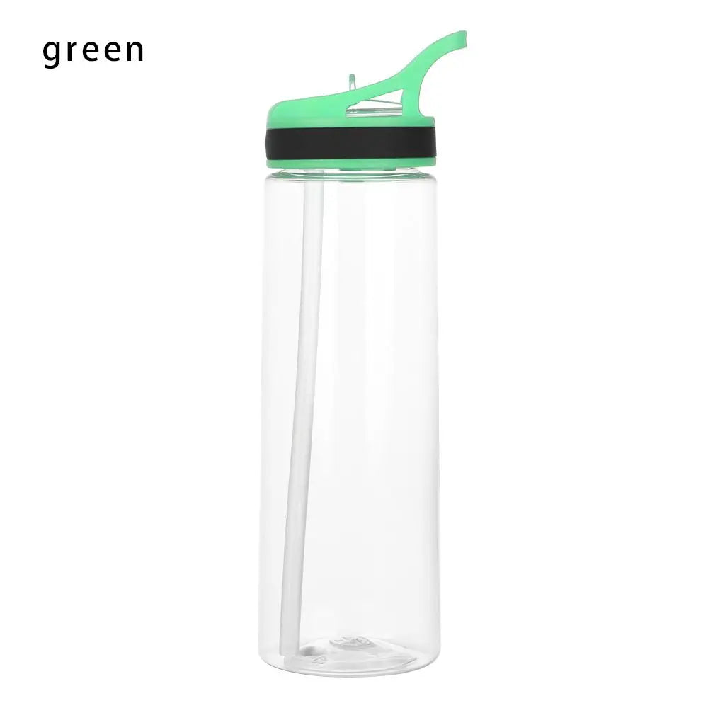 Outdoor Water Bottle with Straw Sports Bottles Leak Proof Eco-friendly Children School With Lid Hiking Camping Plastic BPA Free