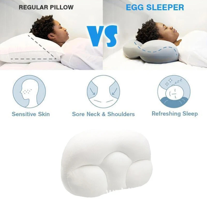 Egg Pillow Helps Sleeping Protects Waist Cushion Protects Cervical Neck Pillow Health Multi functional Core For Healthy Sleep