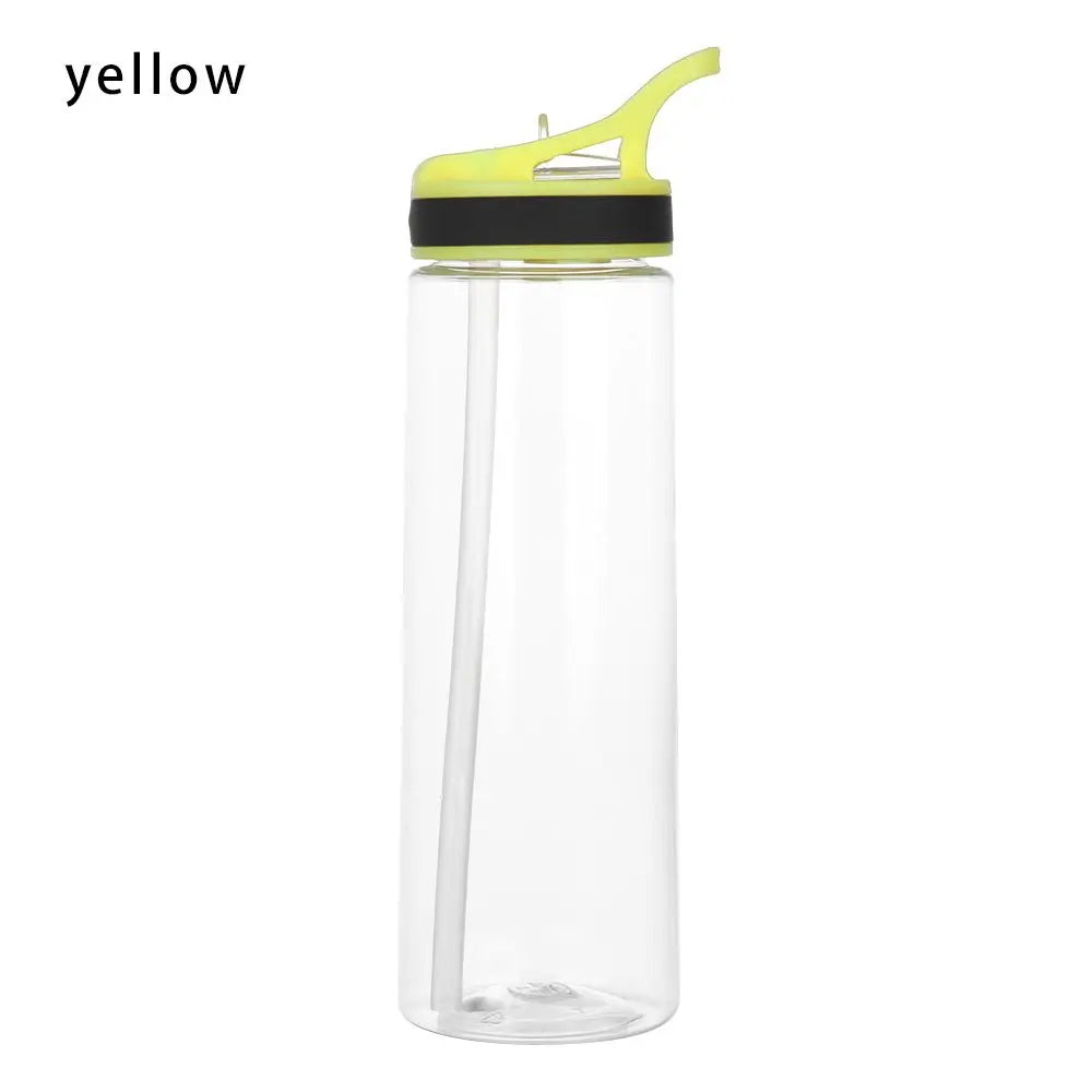 Outdoor Water Bottle with Straw Sports Bottles Leak Proof Eco-friendly Children School With Lid Hiking Camping Plastic BPA Free