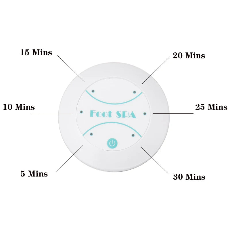 Foot Detox Ionic Spa Massager Machine Mini Electric Foot Spa Bath Cleanse Foot Best Care Arrays Aqua Footspa Bath Therapy Relax