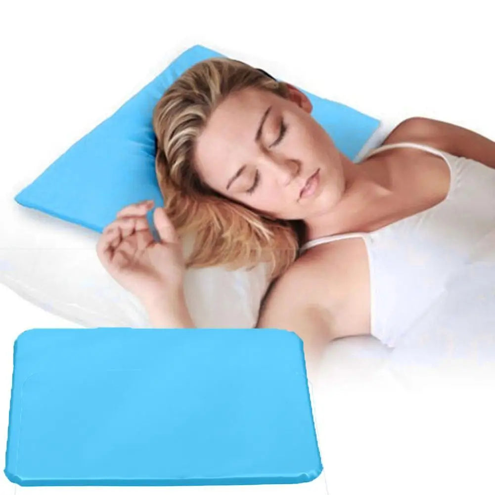 Ice Cold Pillow Massager Therapy Insert Cooling Gel Pad Pillow Mat Aid Cooling Gel Chillow Sleeping Pillow Aid Sleeping