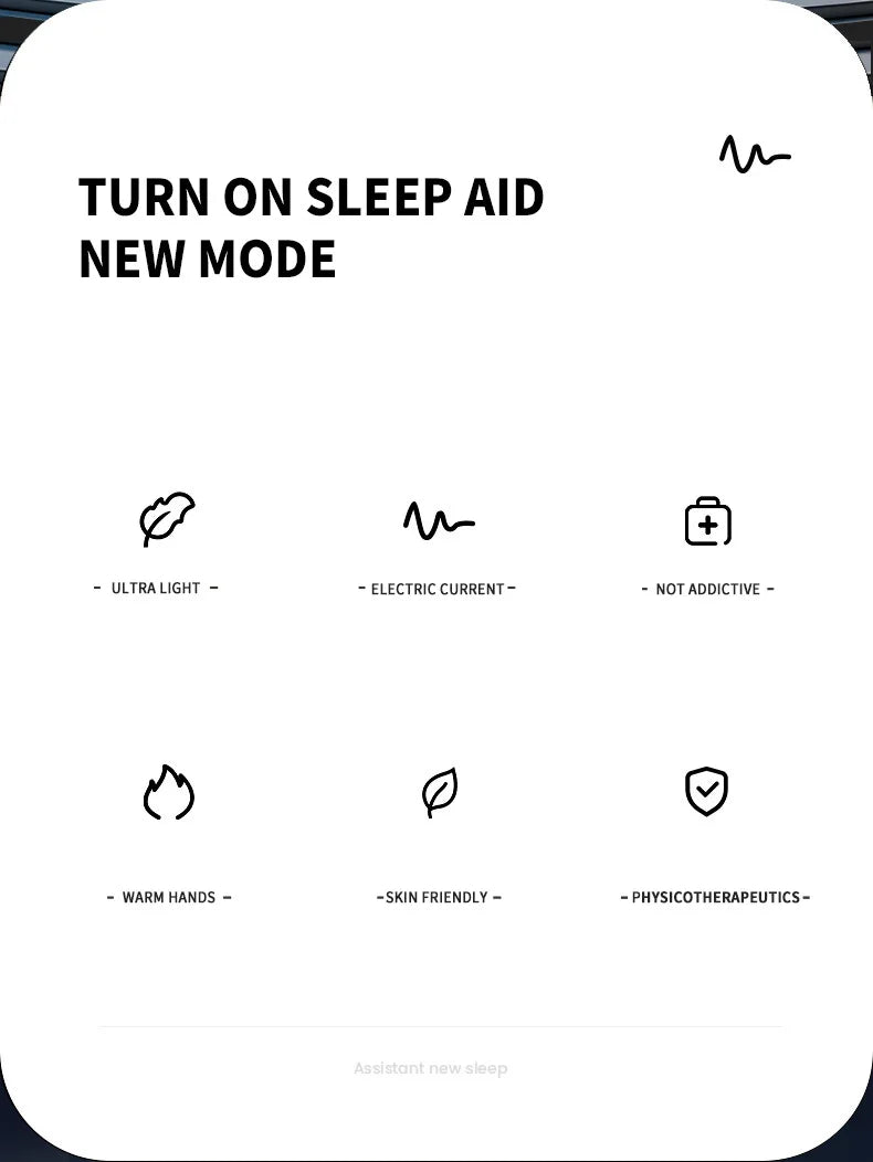 Handheld Sleep Aid Device Relaxation Pressure Relieve Insomnia Instrument Help Sleep Night Anxiety Therapy Relief Sleep Device